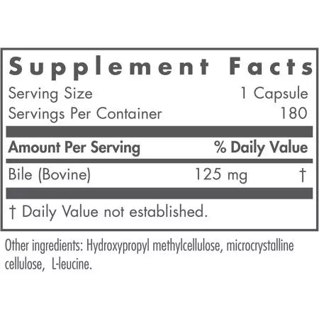 Nutricology Ox Bile Capsules