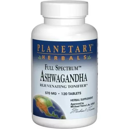 Planetary Herbals Full Spectrum Ashwagandha 570mg Tablets