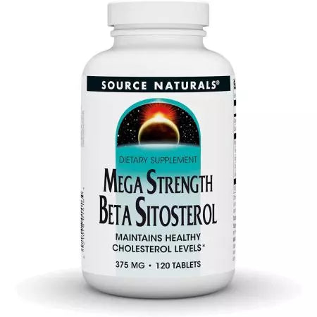 Source Naturals BetaSitosterol Mega Strength 375mg Tablets