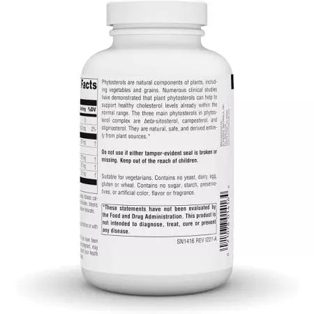 Source Naturals BetaSitosterol Mega Strength 375mg Tablets