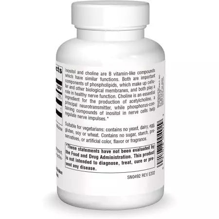 Source Naturals Inositol & Choline 800mg Tablets