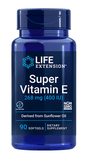 Super Vitamin E, 400 IU (268mg), 90 softgels - Life Extension - welzo