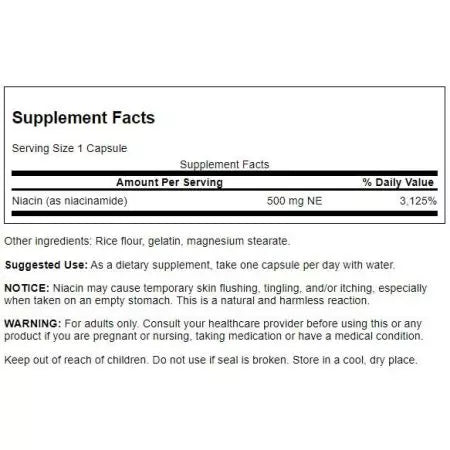Swanson Niacinamide Capsules