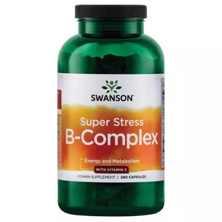 Swanson Super Stress BComplex with Vitamin C Capsules