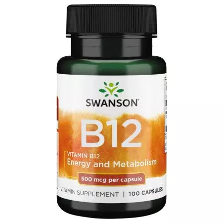Swanson Vitamin B12 500mcg Capsules